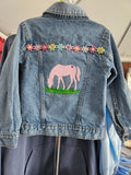 Children's Pink Pony Jean Jackets